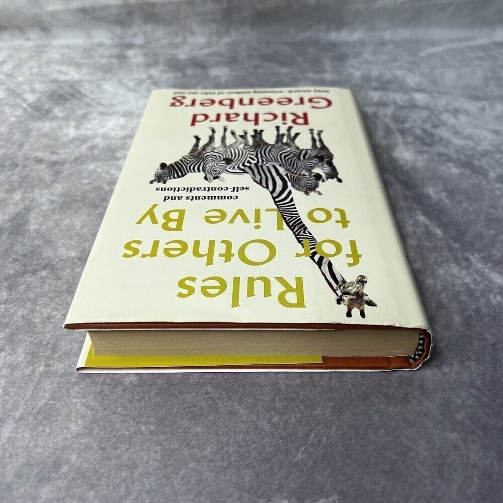 RULES for Others to Live By Richard Greenberg LIKE NEW - Picture 4 of 7